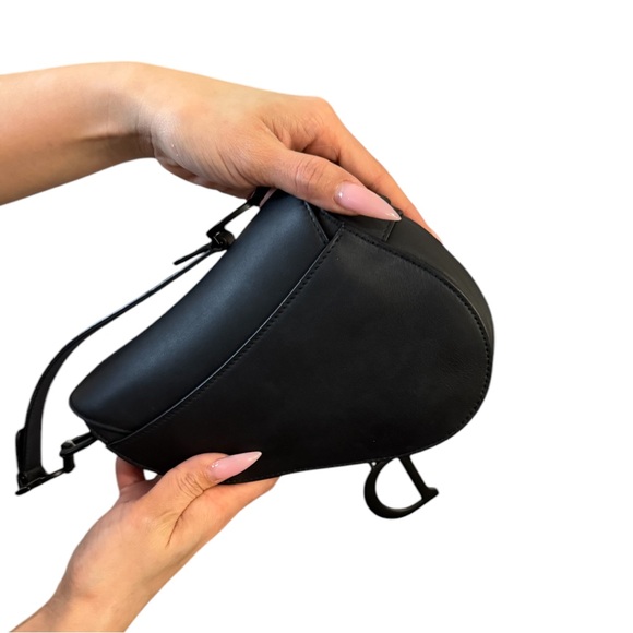 Authentic Christian Dior Mini Matte Saddle Bag - Picture 8 of 12